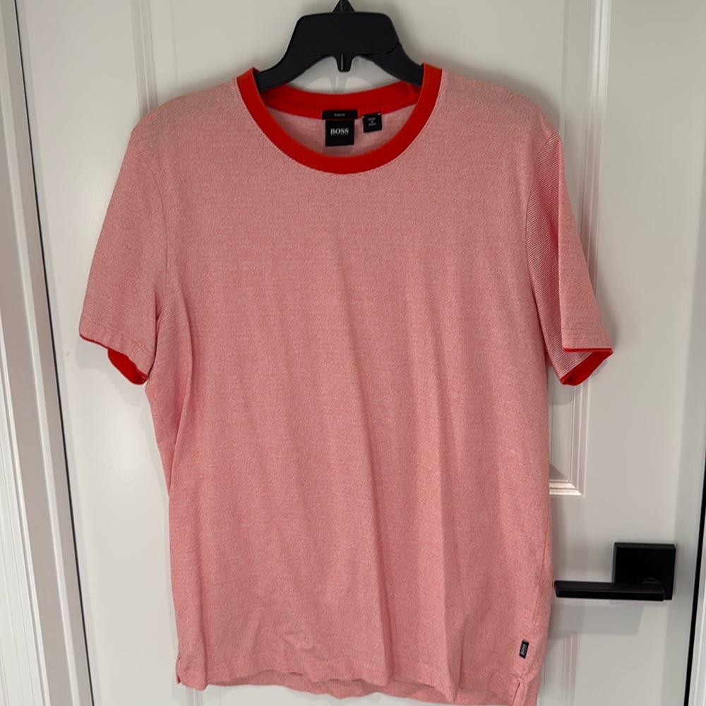 Hugo Boss orange slim shirt size XL